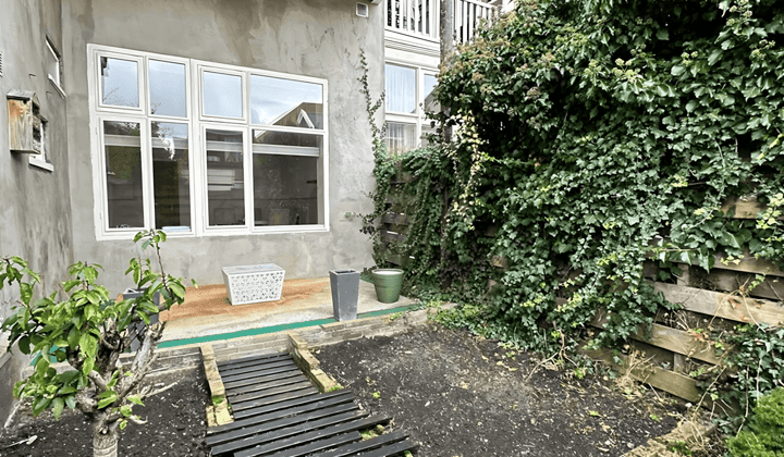 Gestoffeerd appartement met tuin en tijdelijke verhuur