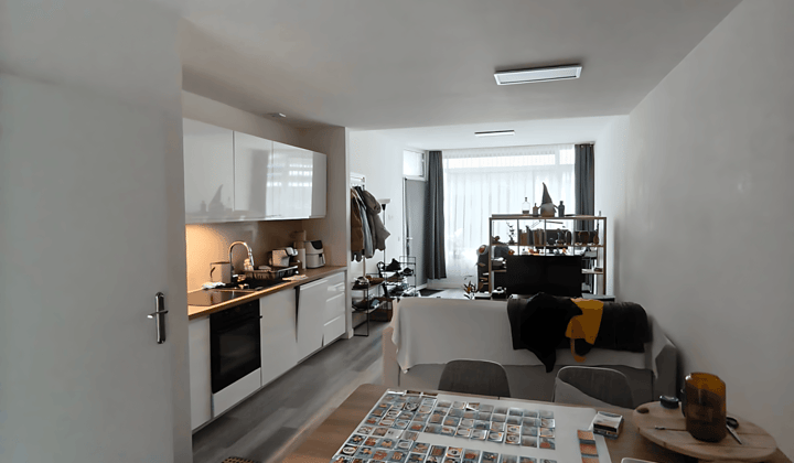 Gemeubileerd appartement met tuin en wasmachine