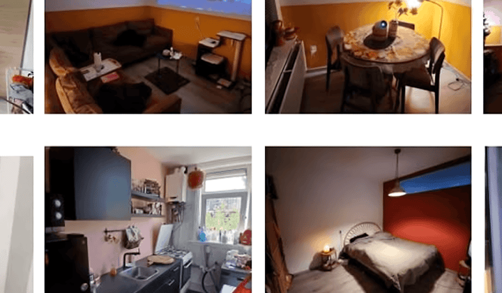 Gemeubileerd appartement met balkon en wasmachine