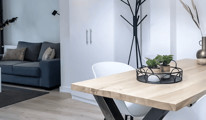 Gemeubileerd appartement met 1 slaapkamer