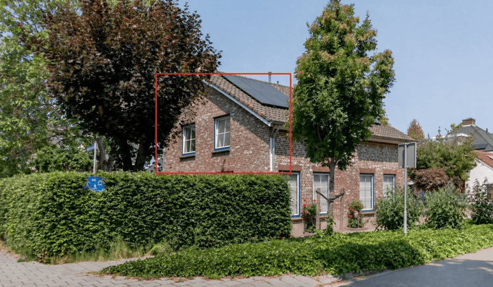 Appartement met tuin en parkeerplaats inclusief wasmachine