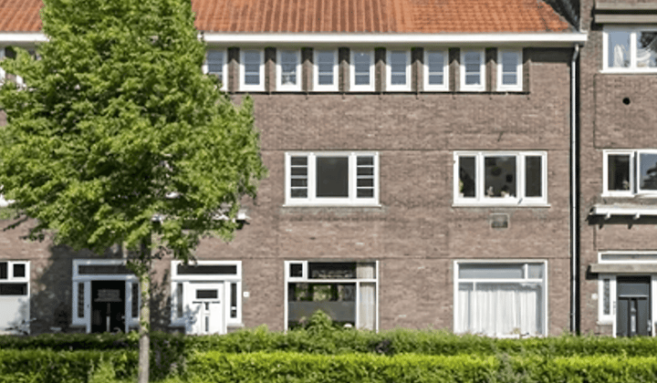 Kamer met tuin en gestoffeerd meubilair