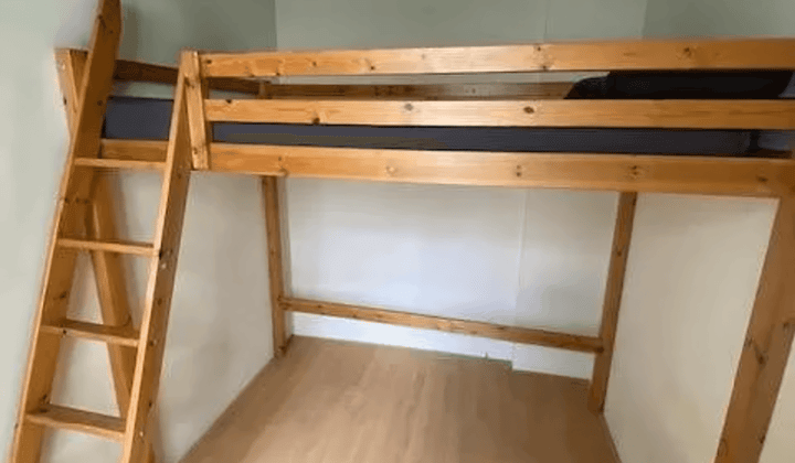 Gestoffeerd appartement met 1 slaapkamer en lange huurperiode