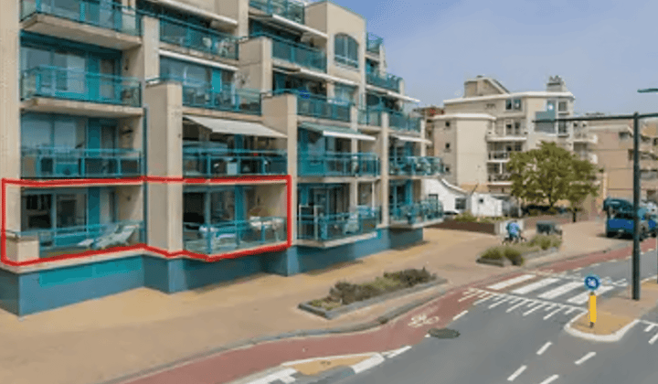 Gemeubileerd appartement met balkon en wasmachine