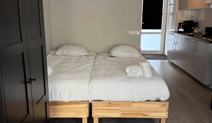 Gemeubileerde studio met 1 slaapkamer en tijdelijke huur