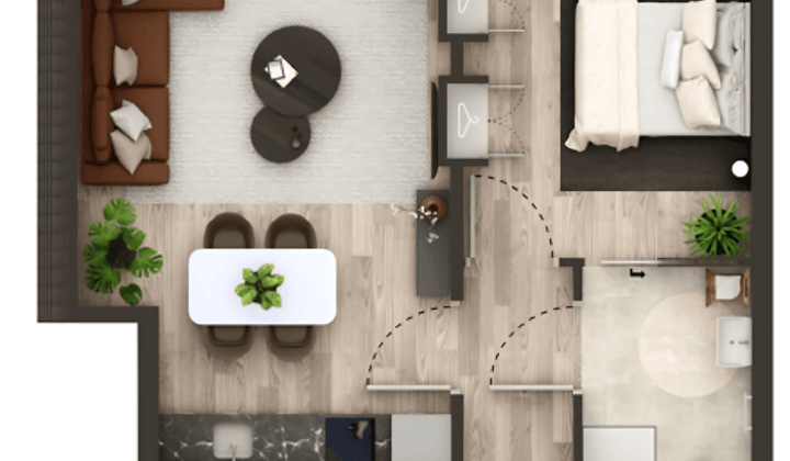 Appartement met Balkon, Tuin en Parkeergelegenheid voor Senioren