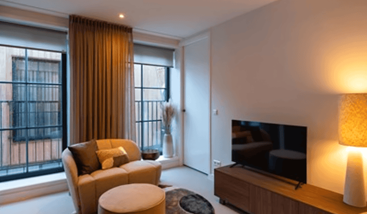 Gemeubileerd appartement met slaapkamer en all-in prijs