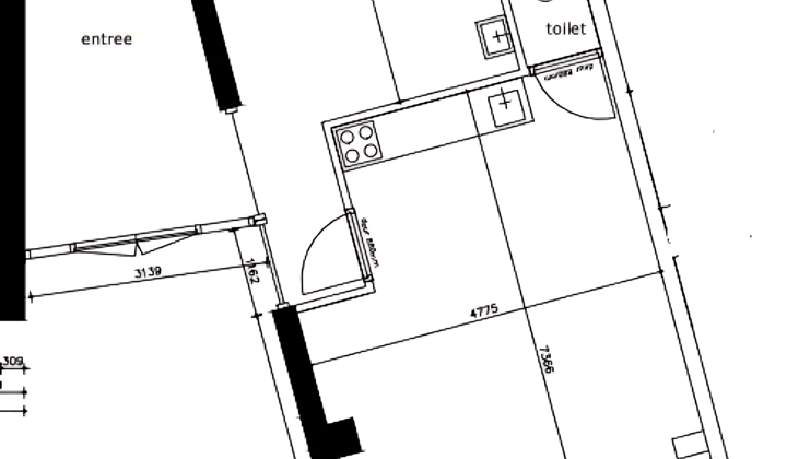 Gestoffeerd appartement met 1 slaapkamer en gemeenschappelijk terras