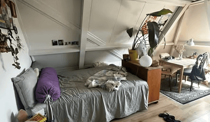 Kamer met balkon in gedeeld huis