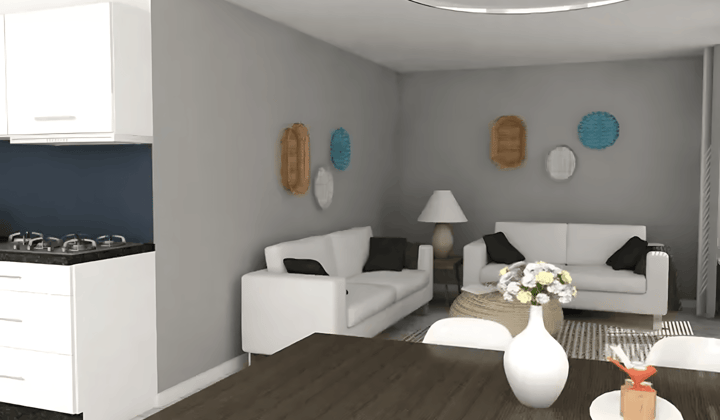 Appartement · 43 m² · €1042,-