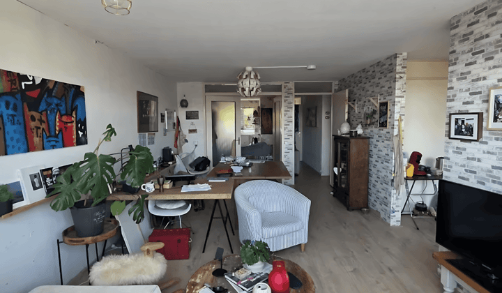 Appartement met 1 kamer, woningruil mogelijk