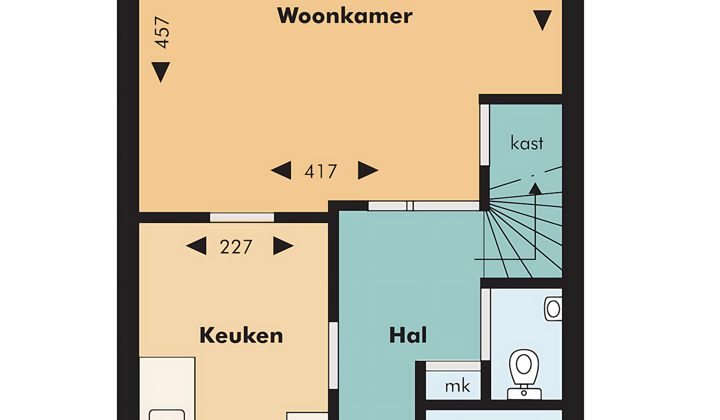 Huis · 103 m² · €1345,-