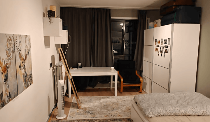 Studio · 13 m² · €605,-