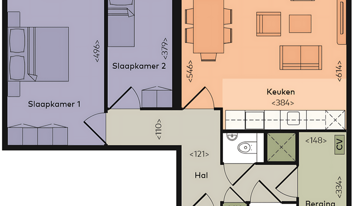 Appartement · 76 m² · €1410,-