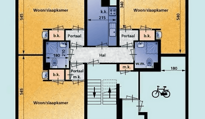 Kamer · 24 m² · €400,-