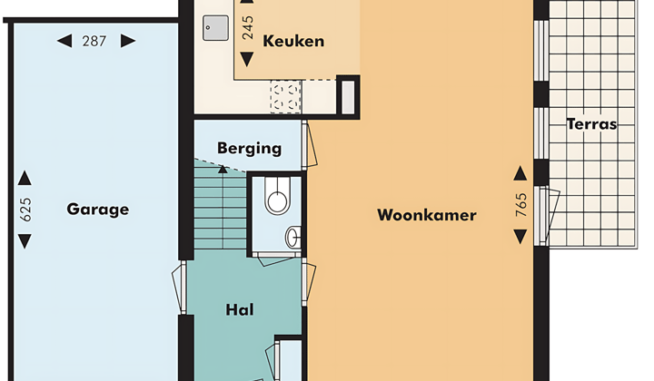 Huis · 125 m² · €1675,-