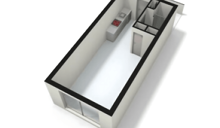 Kamer · 28 m² · €1215,-
