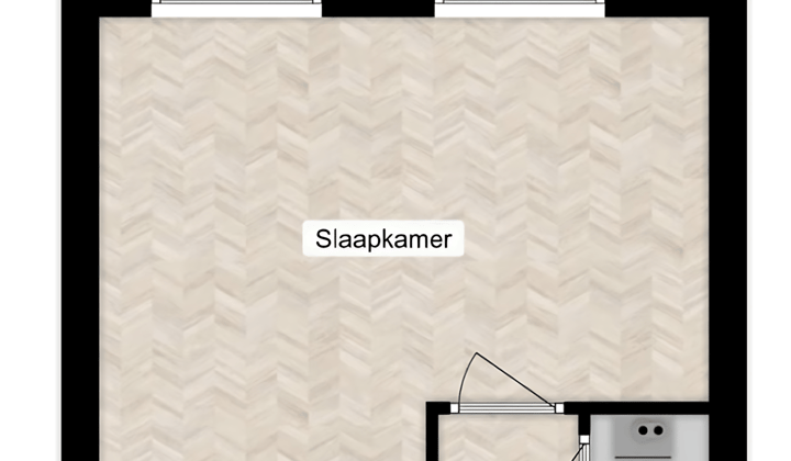 Kamer · 18 m² · €642,-