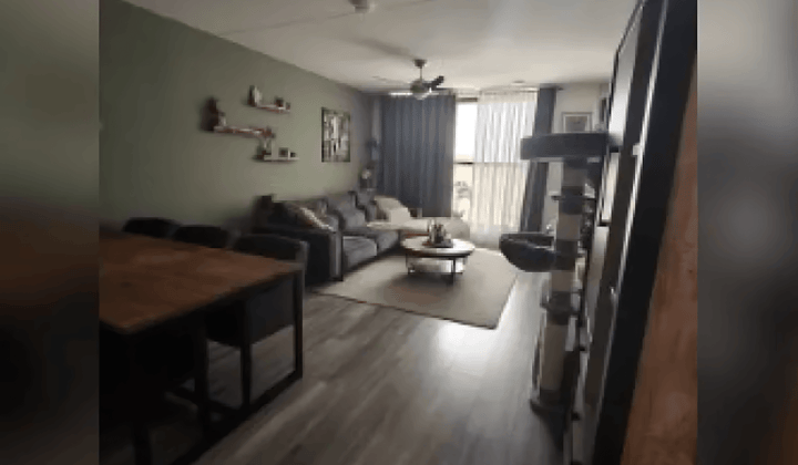 Appartement met 1 slaapkamer en woningruil