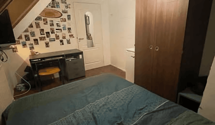 Kamer met tuin en wasmachine, geschikt voor studenten