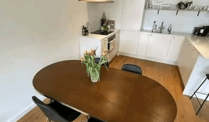 Gemeubileerd appartement met balkon en wasmachine