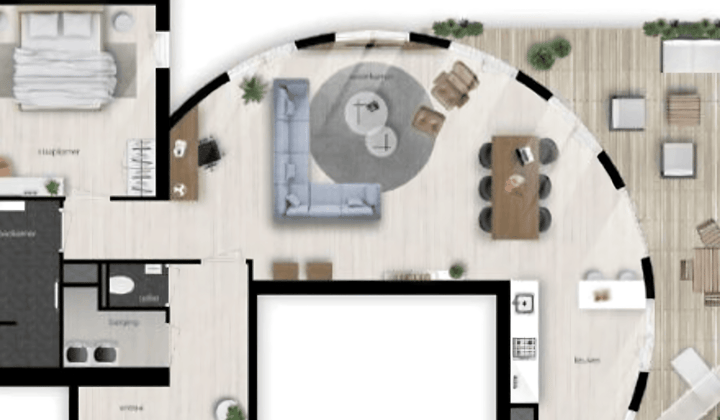 Appartement · 91 m² · €1395,-