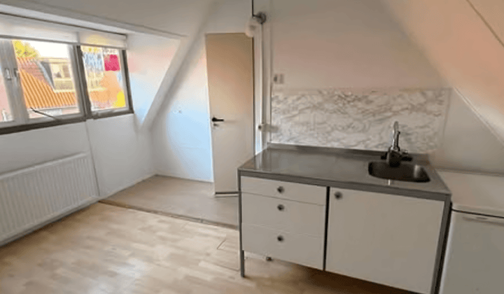 Studio met gedeelde badkamer en eigen keuken
