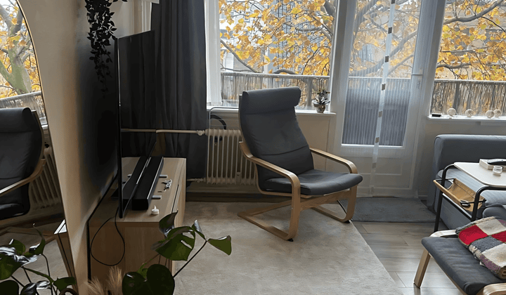 Gemeubileerd appartement met 1 slaapkamer en tijdelijke huur