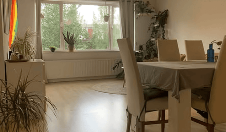 Gemeubileerde kamer met wasmachine en registratie mogelijk
