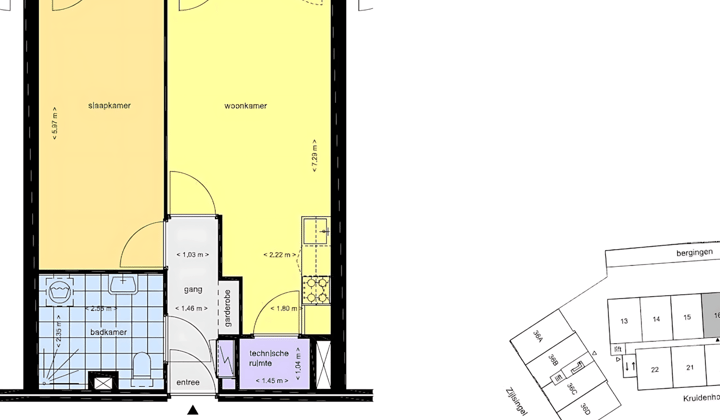 Appartement · 50 m² · €1695,-