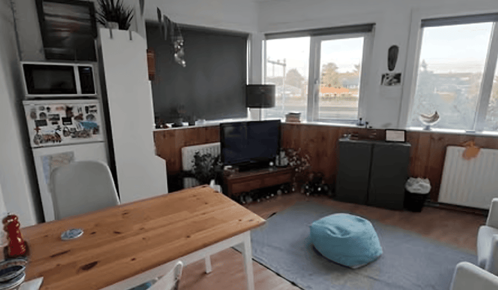 Kamer met tuin en inclusief wasmachine