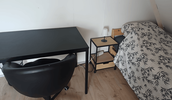 Kamer · 12 m² · €600,-