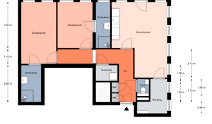 Appartement · 72 m² · €1701,-
